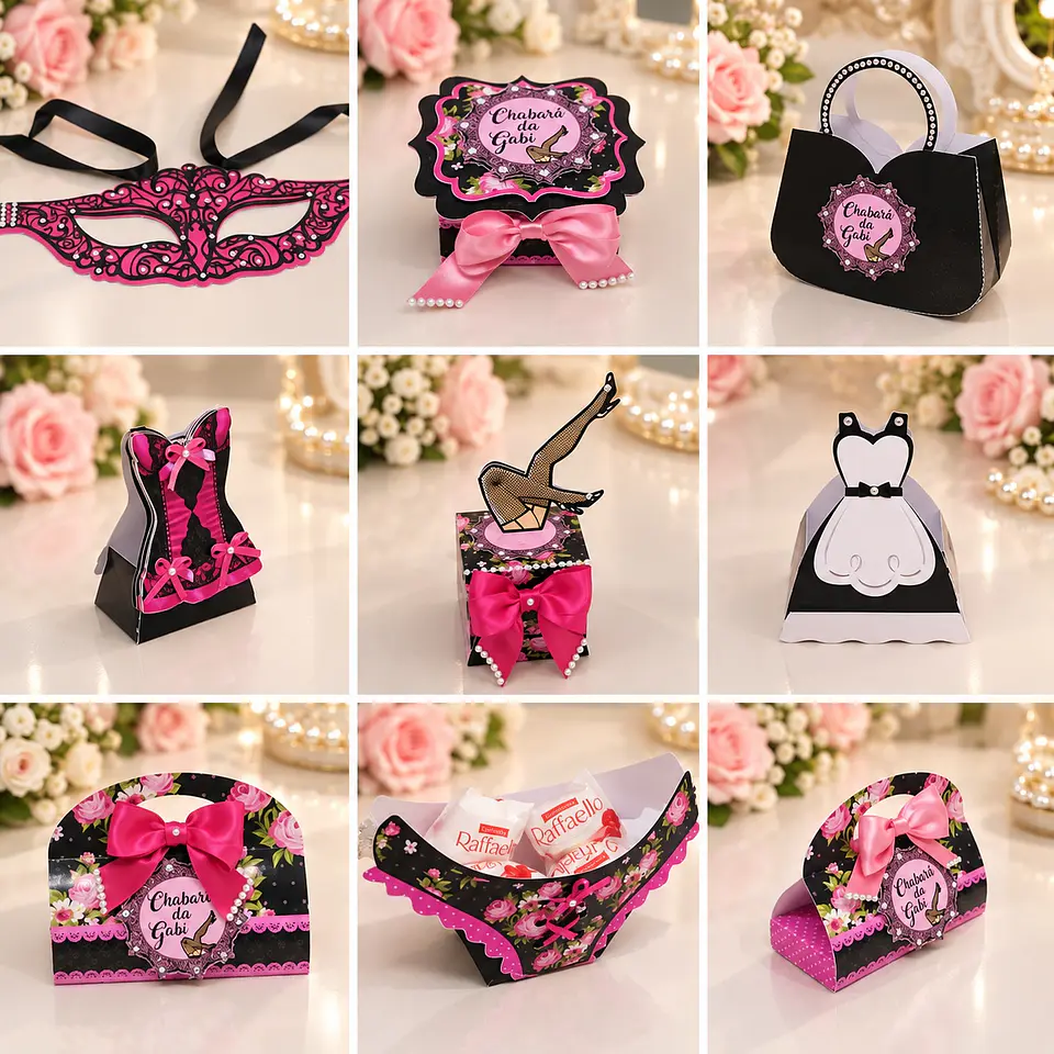 Arquivo de Corte Kit Festa Chá de Lingerie 3 1