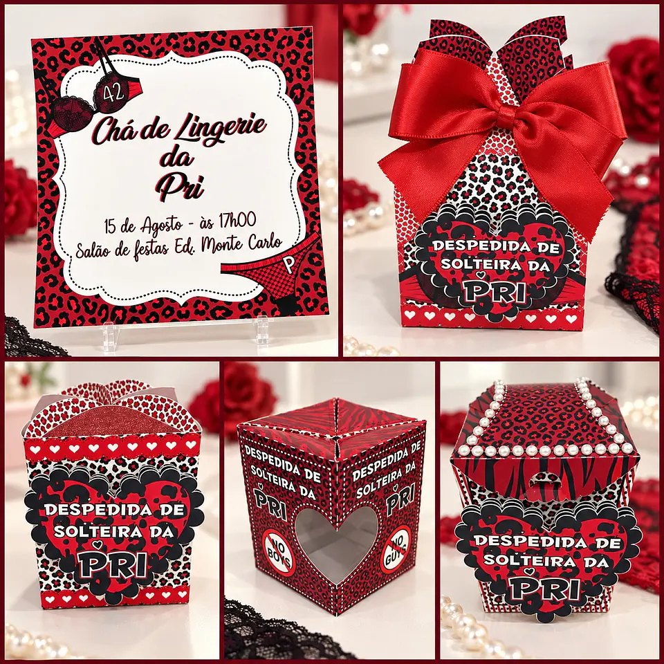 Arquivo de Corte Kit Festa Chá de Lingerie 2 1
