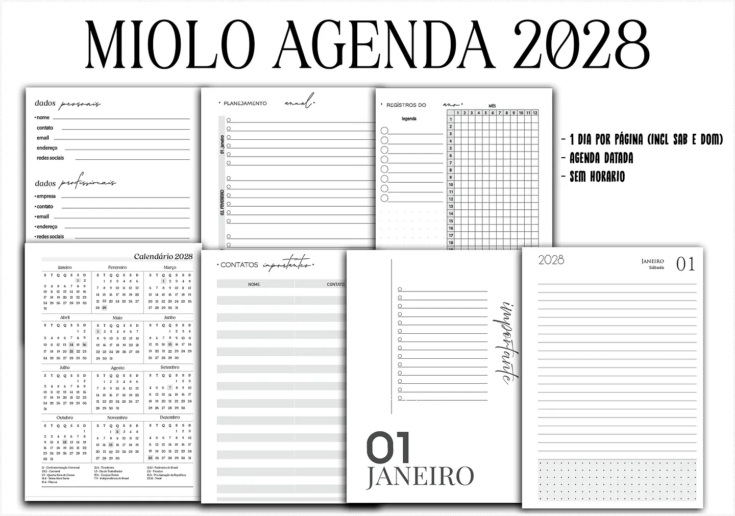 Encadernação - Miolo Agenda 28 1