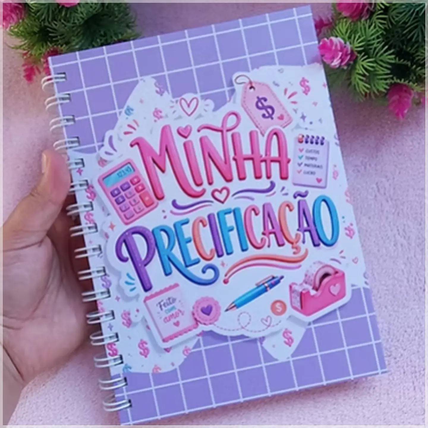 Encadernação - Caderno Minha Precificação 1