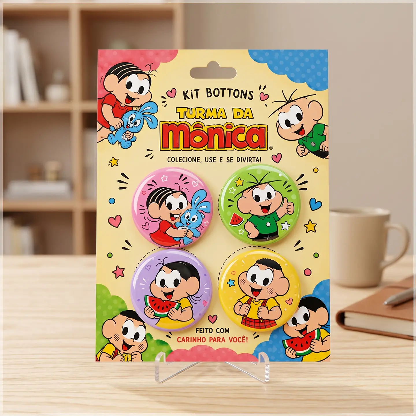 Arquivo de Corte Bottons Turma da Monica 64 1