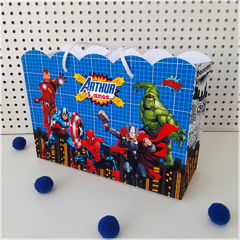 Arquivo de Corte Sacolinha Vingadores 37
