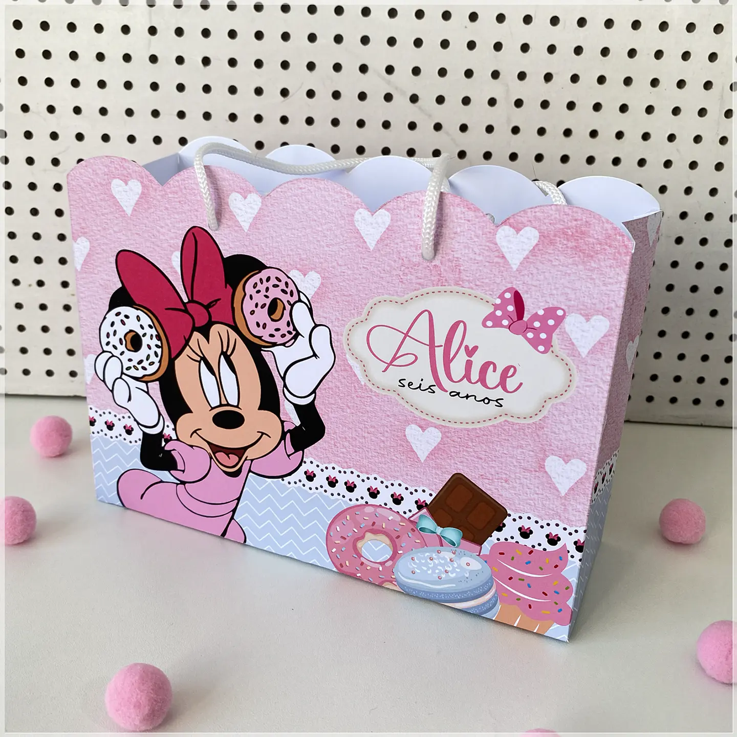 Arquivo de Corte Sacolinha Minnie Confeiteira 29 1