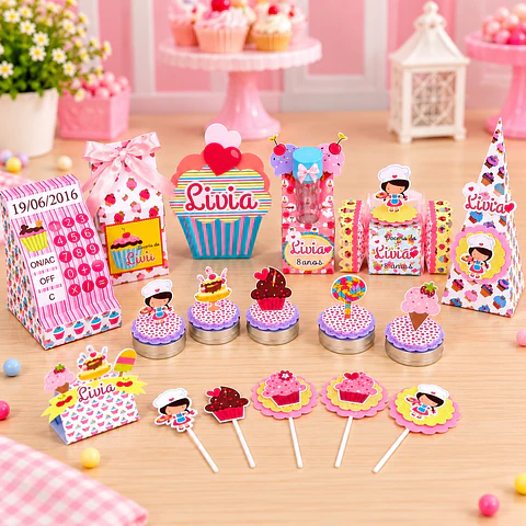 Arquivo de Corte Kit Festa Confeitaria - Doceria 11