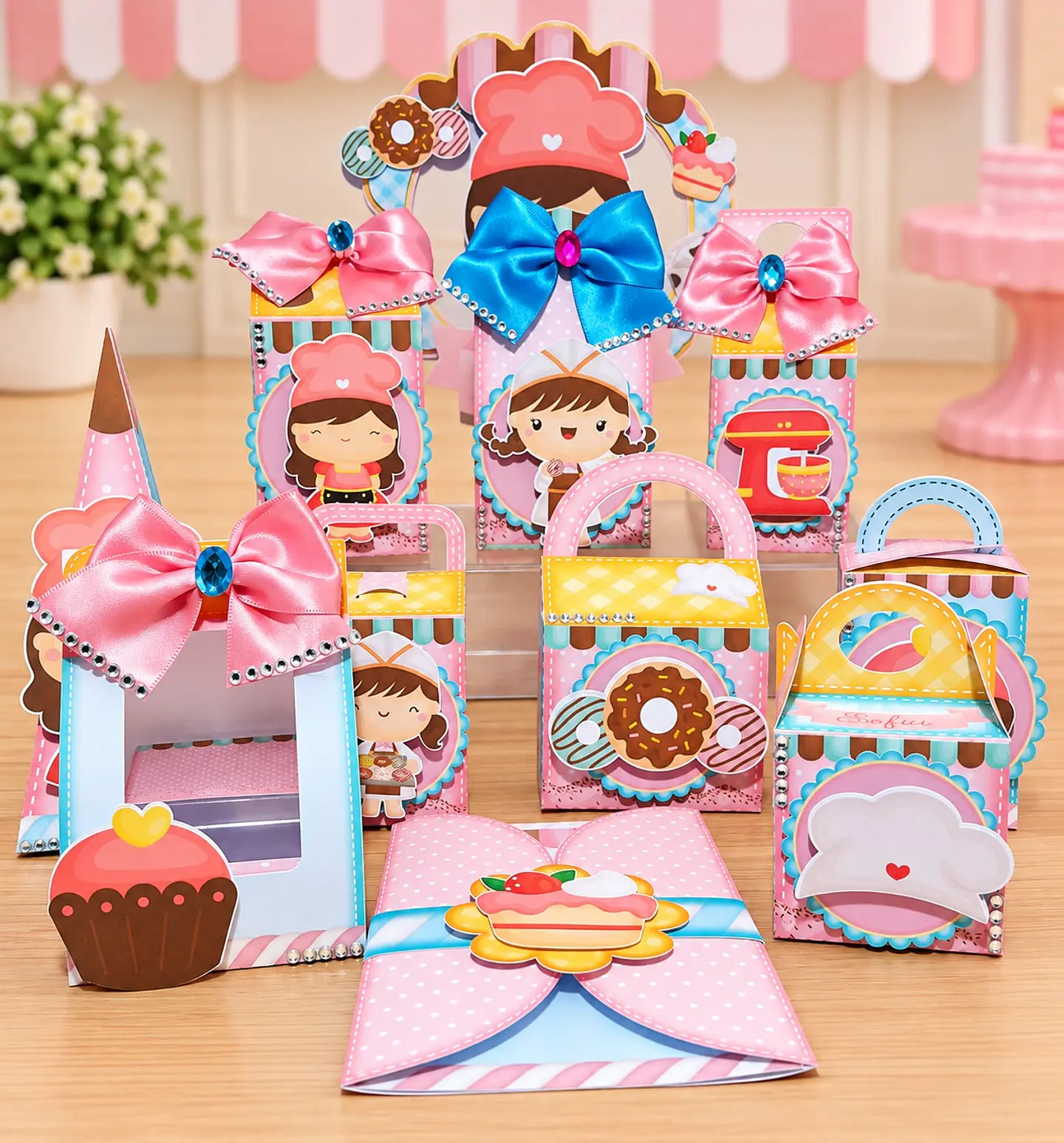 Arquivo de Corte Kit Festa Confeitaria - Doceria 5 1