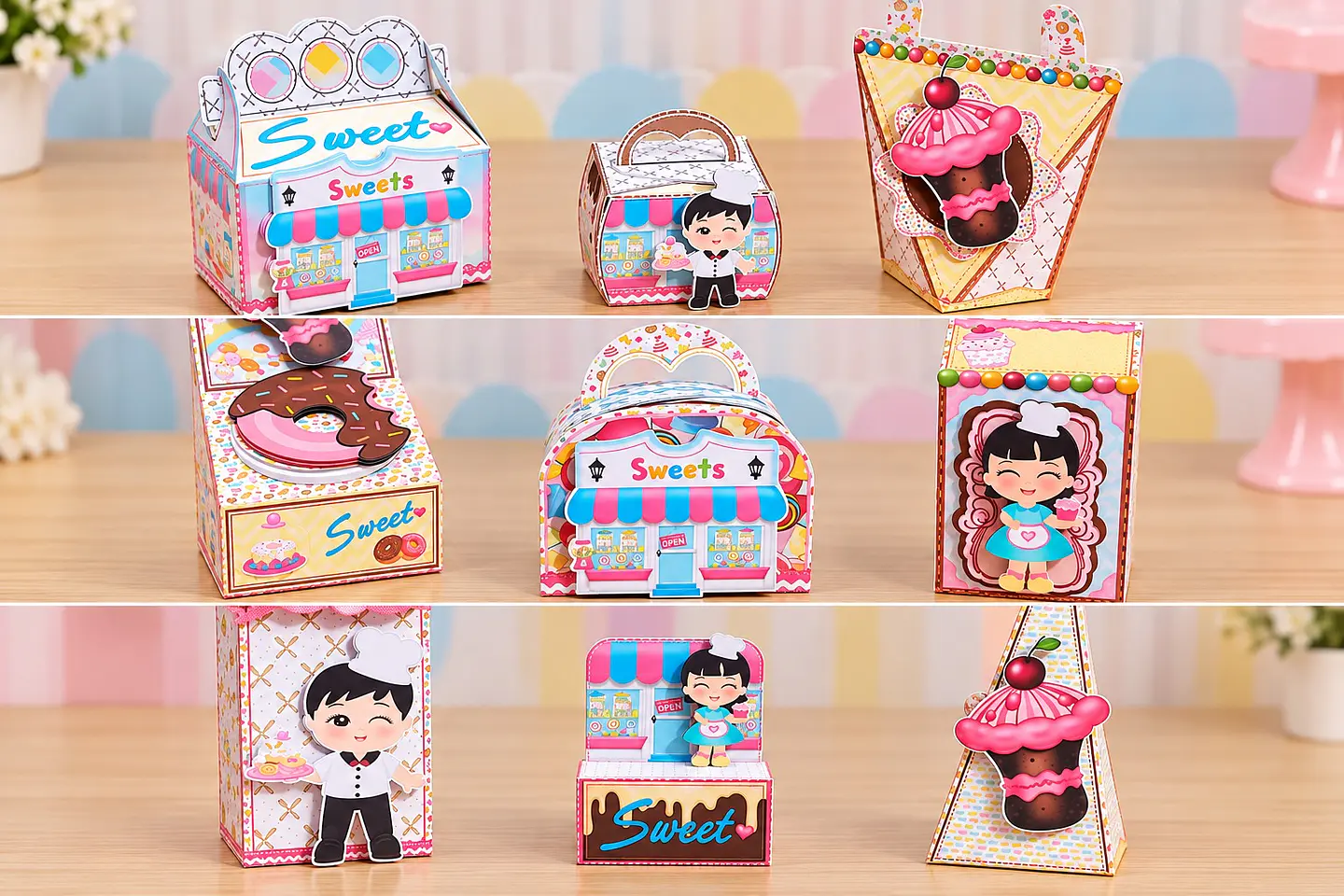 Arquivo de Corte Kit Festa Confeitaria - Doceria 2 1