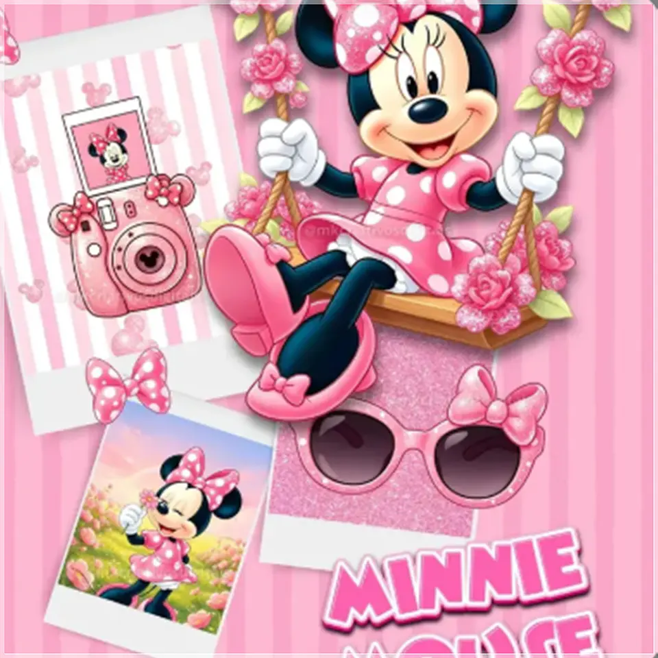 Kit Digital Minnie Rosa 153 1