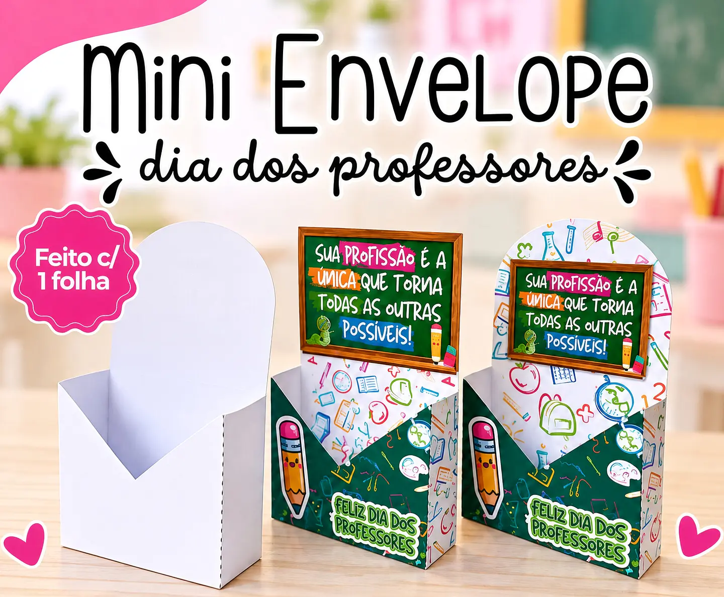Arquivo de Corte Mini Caixa Envelope 2 1