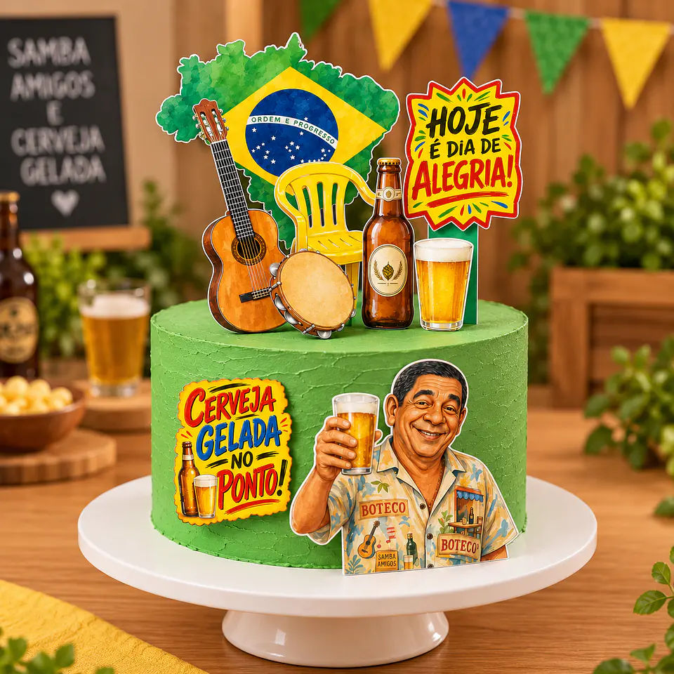 Arquivo de Corte Topo de Bolo Brasilidades 4 1