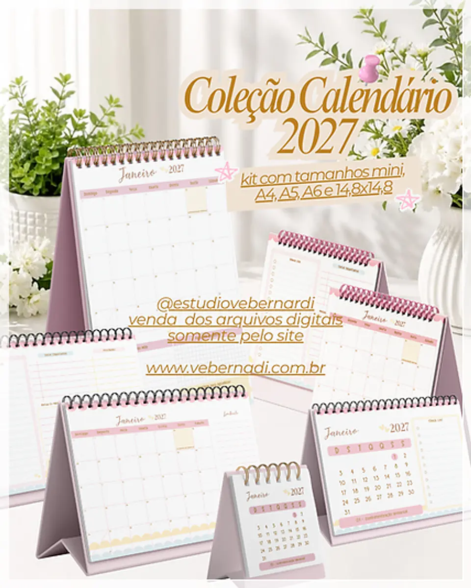 Encadernação - Coleção Calendário 27 Algodão Doce 1