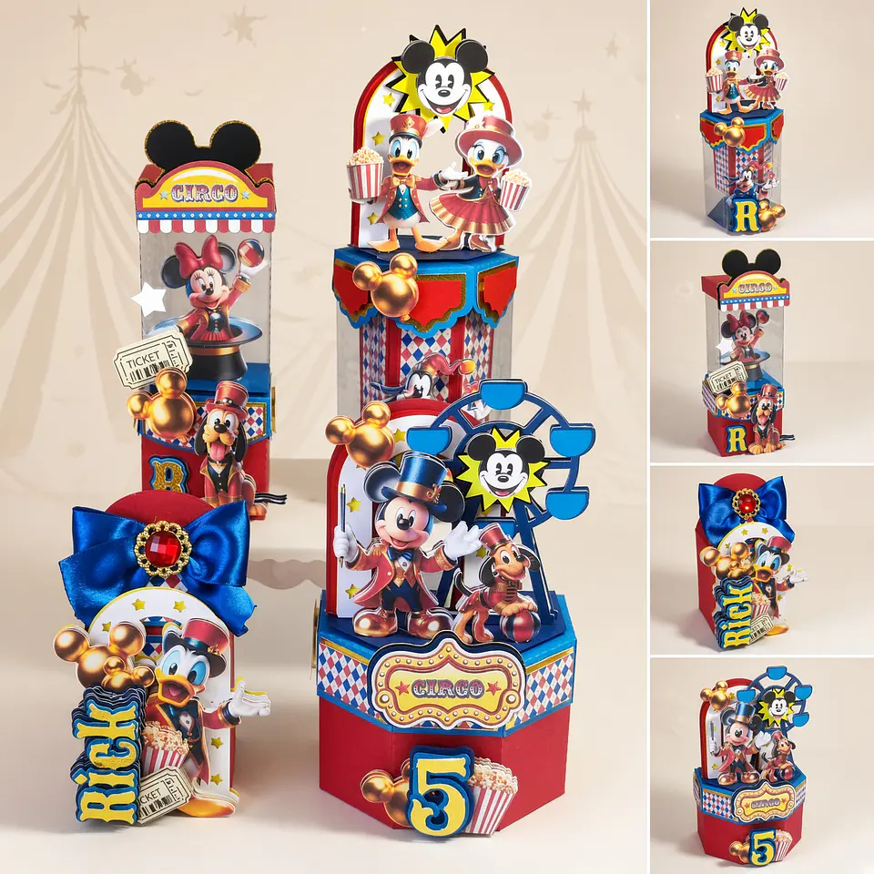 Arquivo de Corte Kit Festa Mickey Circo 6 1