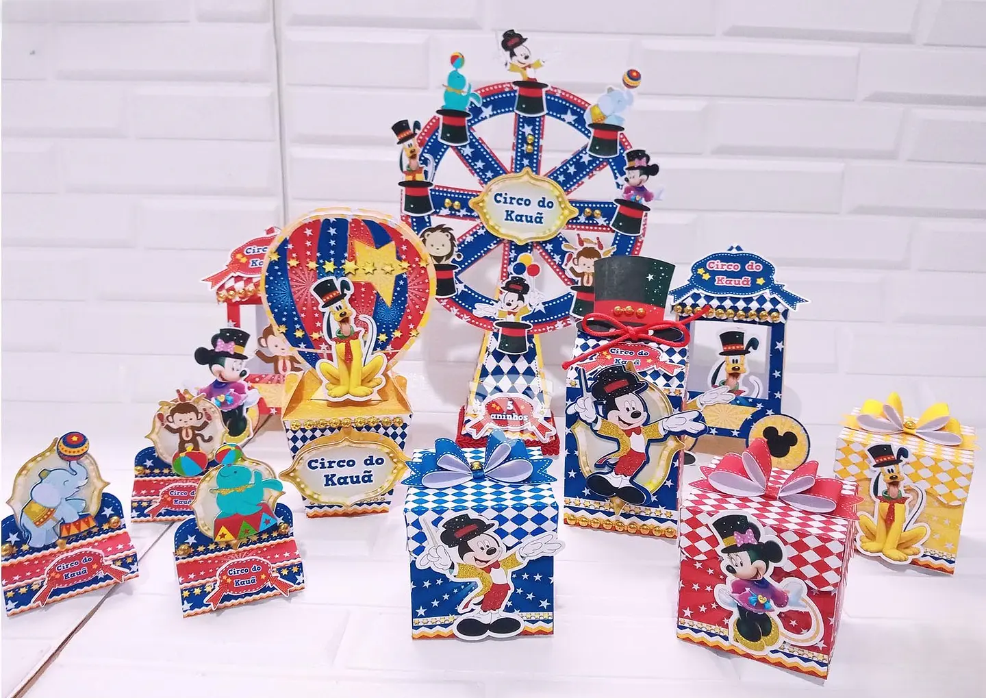 Arquivo de Corte Kit Festa Mickey Circo 4 1