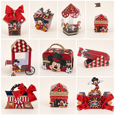 Arquivo de Corte Kit Festa Mickey Circo 3
