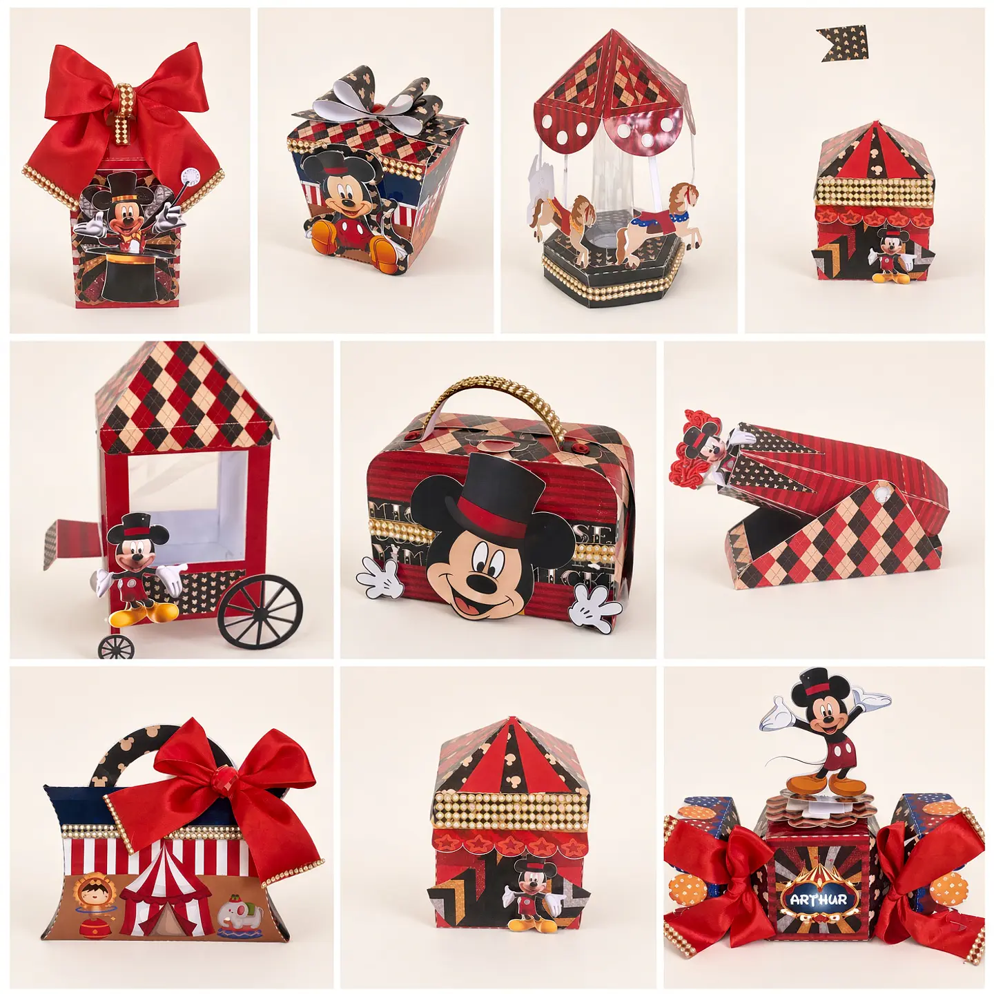 Arquivo de Corte Kit Festa Mickey Circo 3 1