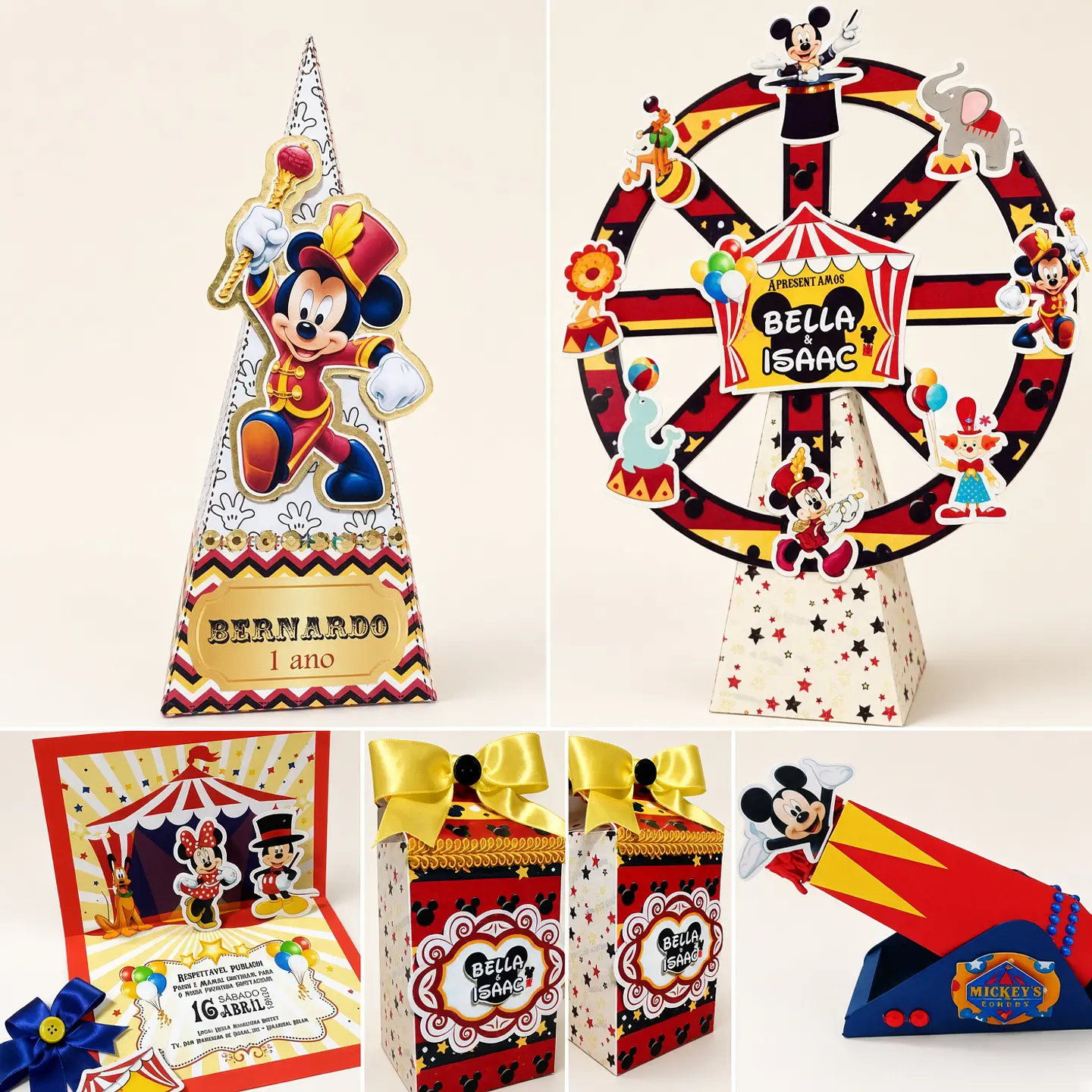 Arquivo de Corte Kit Festa Mickey Circo 2 1