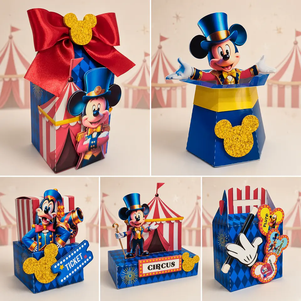 Arquivo de Corte Kit Festa Mickey Circo 16 1