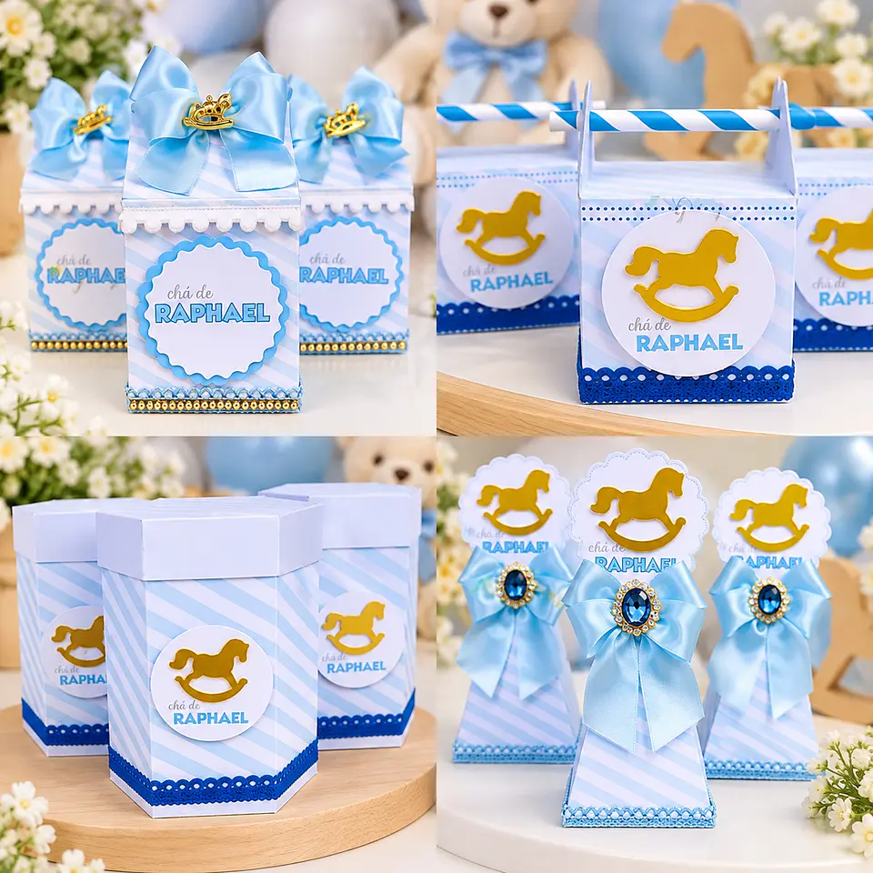 Arquivo de Corte Kit Festa Chá de Bebê Menino 6 1