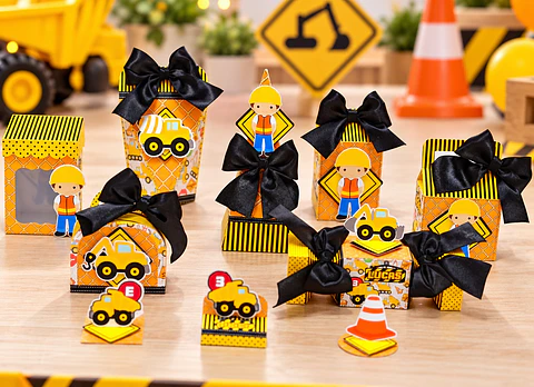 Arquivo de Corte Kit Festa Construtor Construção 6
