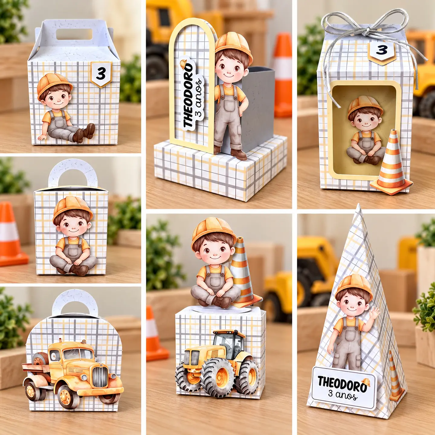Arquivo de Corte Kit Festa Construtor Construção 5 1