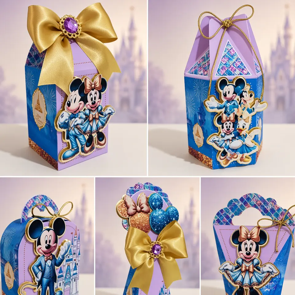 Arquivo de Corte Kit Festa Disney 50 Anos Mickey e Minnie 4 1