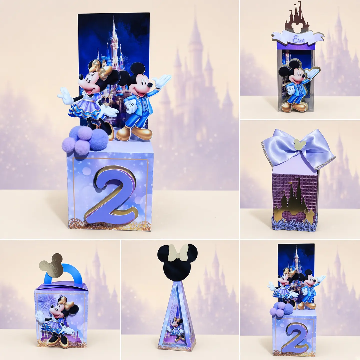 Arquivo de Corte Kit Festa Disney 50 Anos Mickey e Minnie 3 1