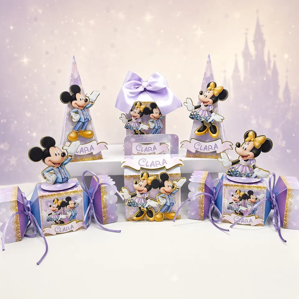 Arquivo de Corte Kit Festa Disney 50 Anos Mickey e Minnie 1 1