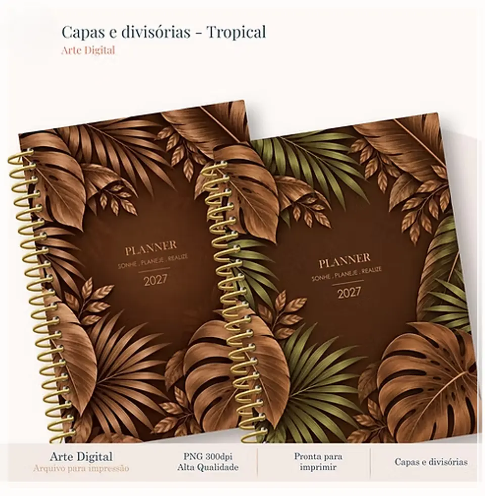 Encadernação - Capas Tropical 1