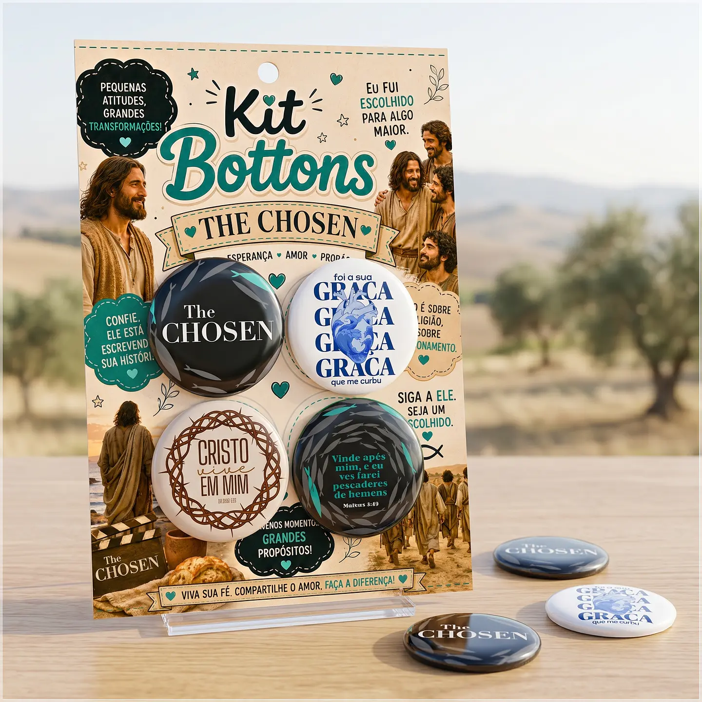 Arquivo de Corte Bottons Jesus The Chosen 75 1