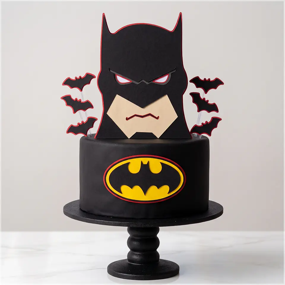 Arquivo de Corte Topo de Bolo Batman 15 1