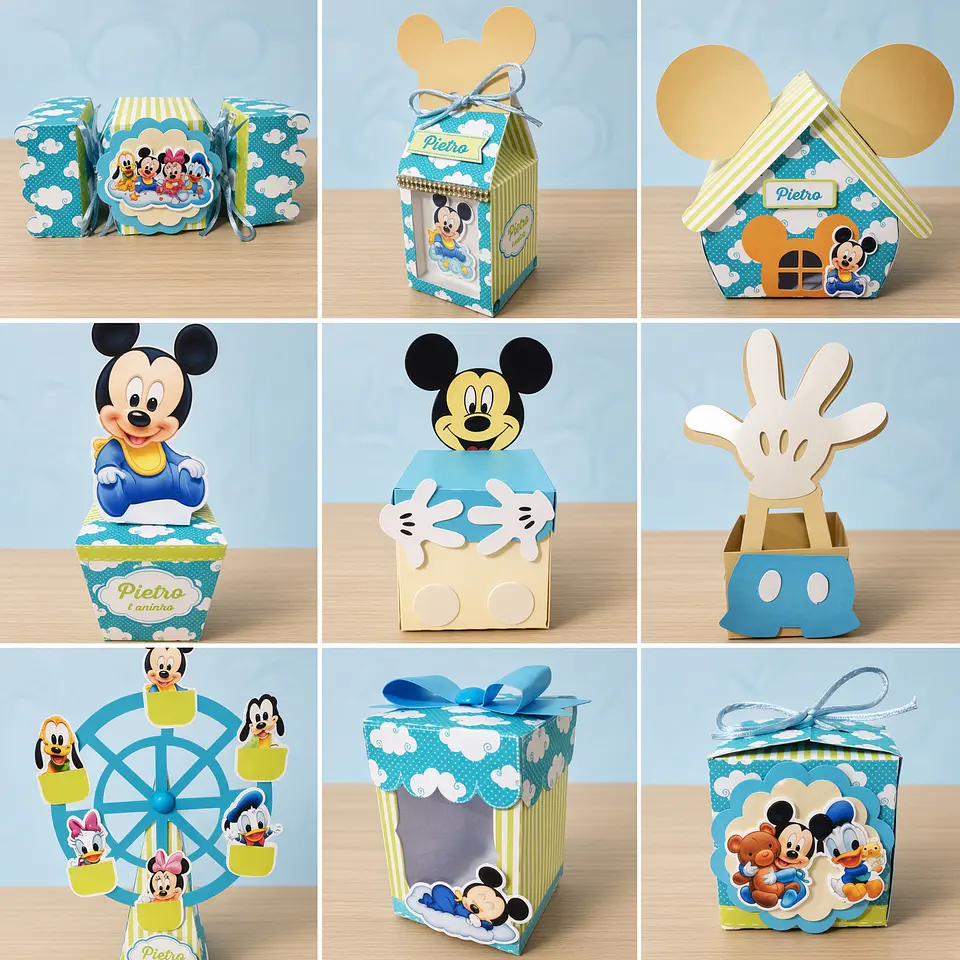 Arquivo de Corte Kit Festa Disney Baby 7 1