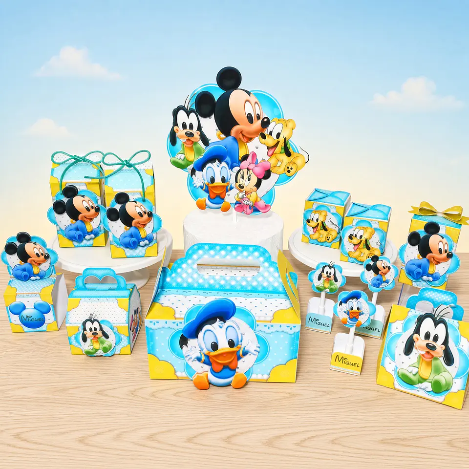 Arquivo de Corte Kit Festa Disney Baby 3 1