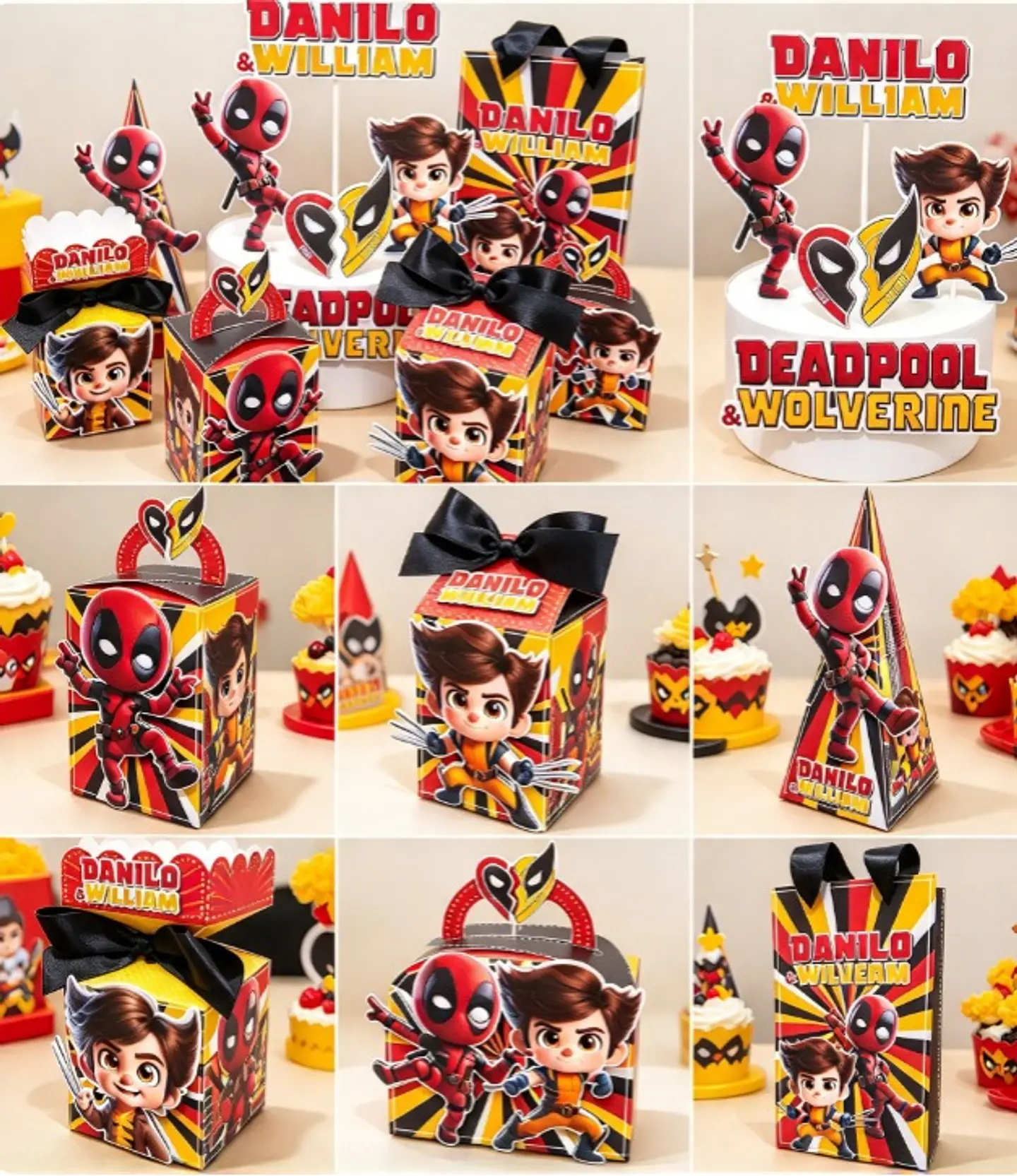 Arquivo de Corte Kit Festa Deadpool 1 1