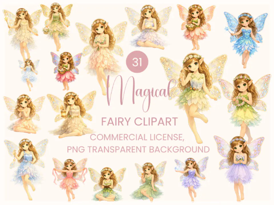 Kit Digital Fada Fadinha Fairy 21 1