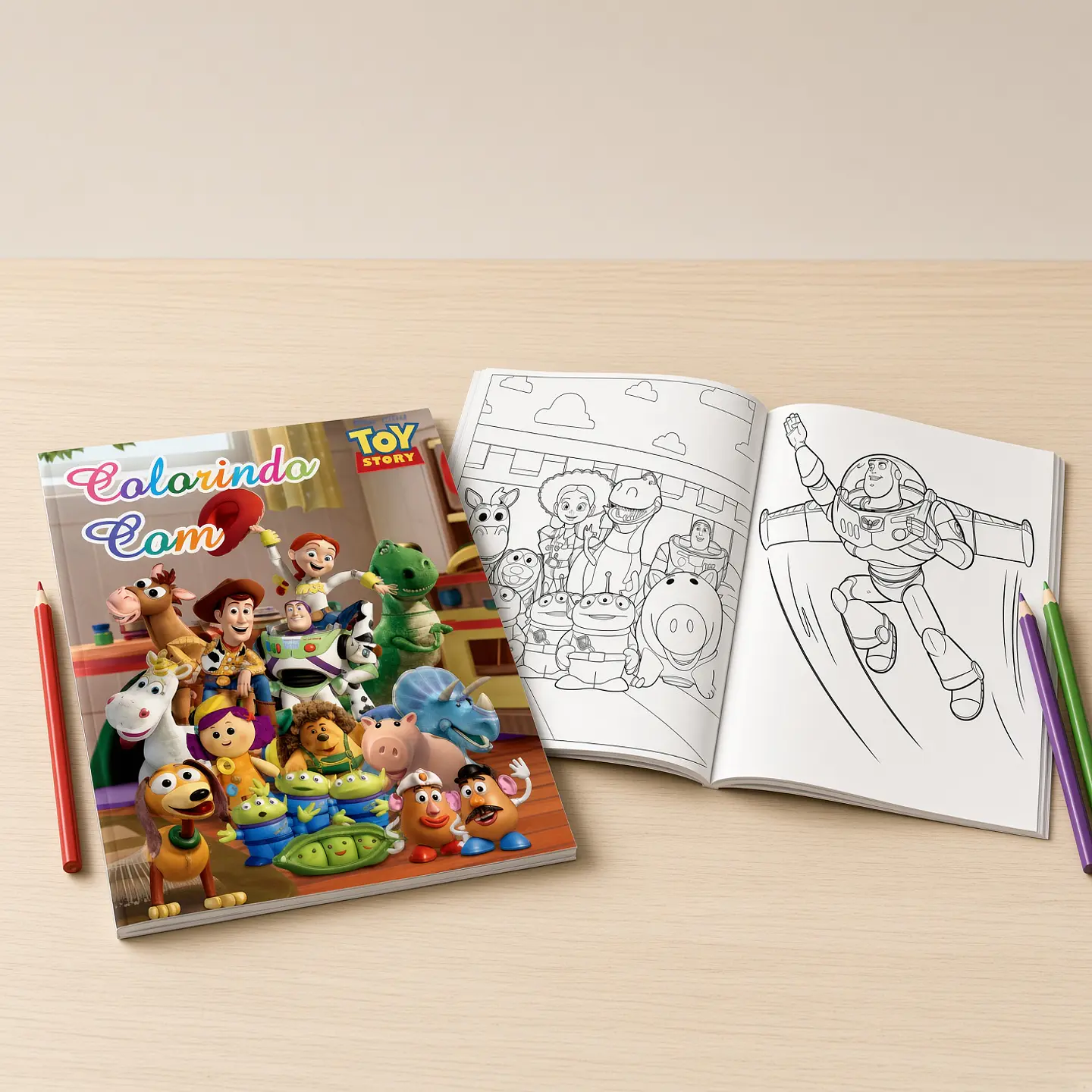 Arquivo de Corte Revistinha de Colorir Toy Story 9 1