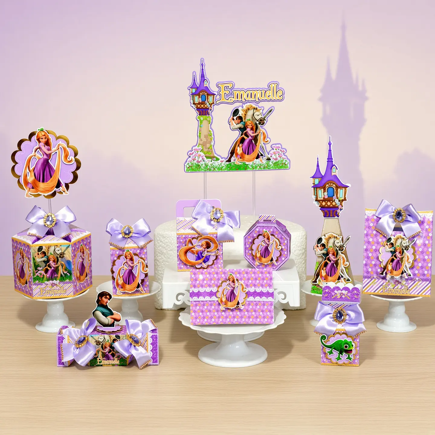 Arquivo de Corte Kit Festa Enrolados Rapunzel 26 1