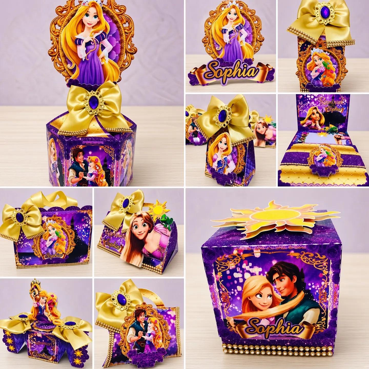 Arquivo de Corte Kit Festa Enrolados Rapunzel 24 1