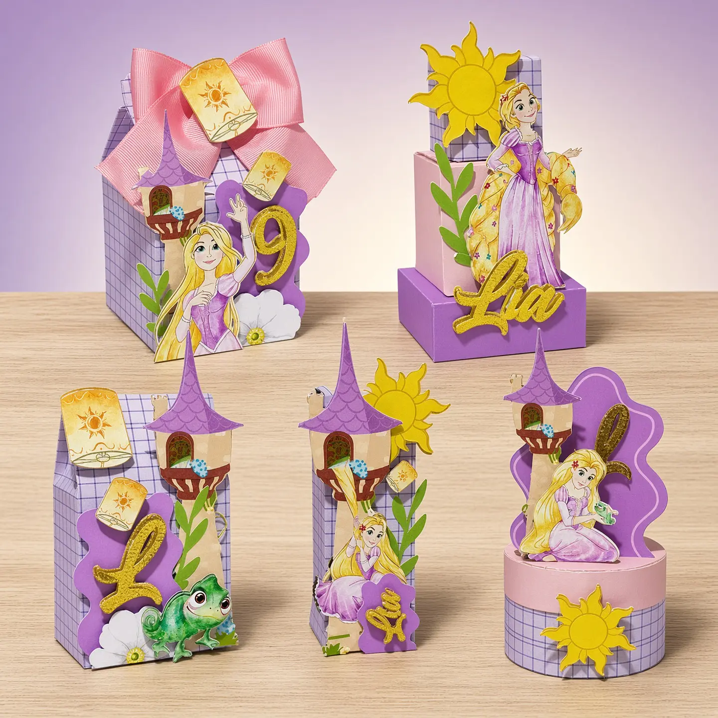 Arquivo de Corte Kit Festa Enrolados Rapunzel 19 1