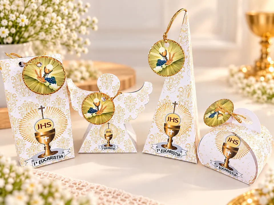 Arquivo de Corte Kit Festa Eucaristia Primeira Comunhão 16 1