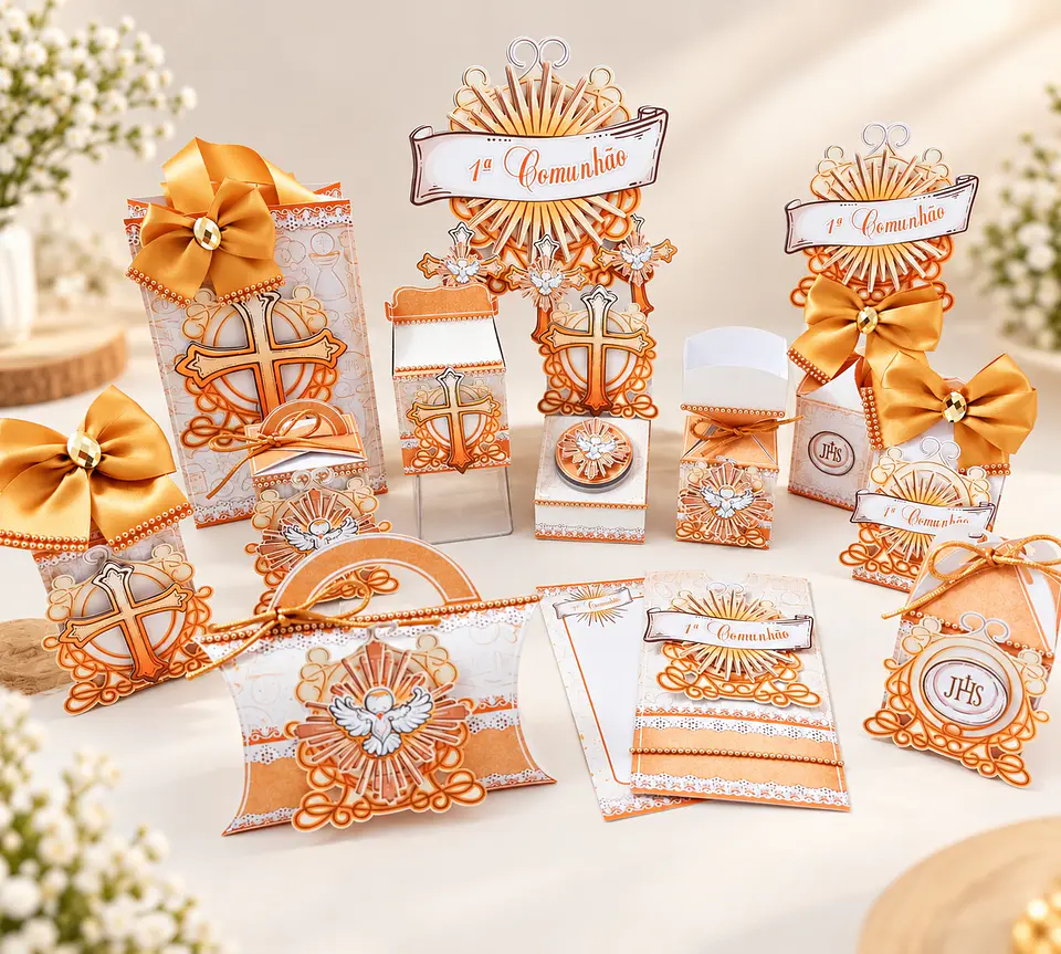 Arquivo de Corte Kit Festa Eucaristia Primeira Comunhão 10 1
