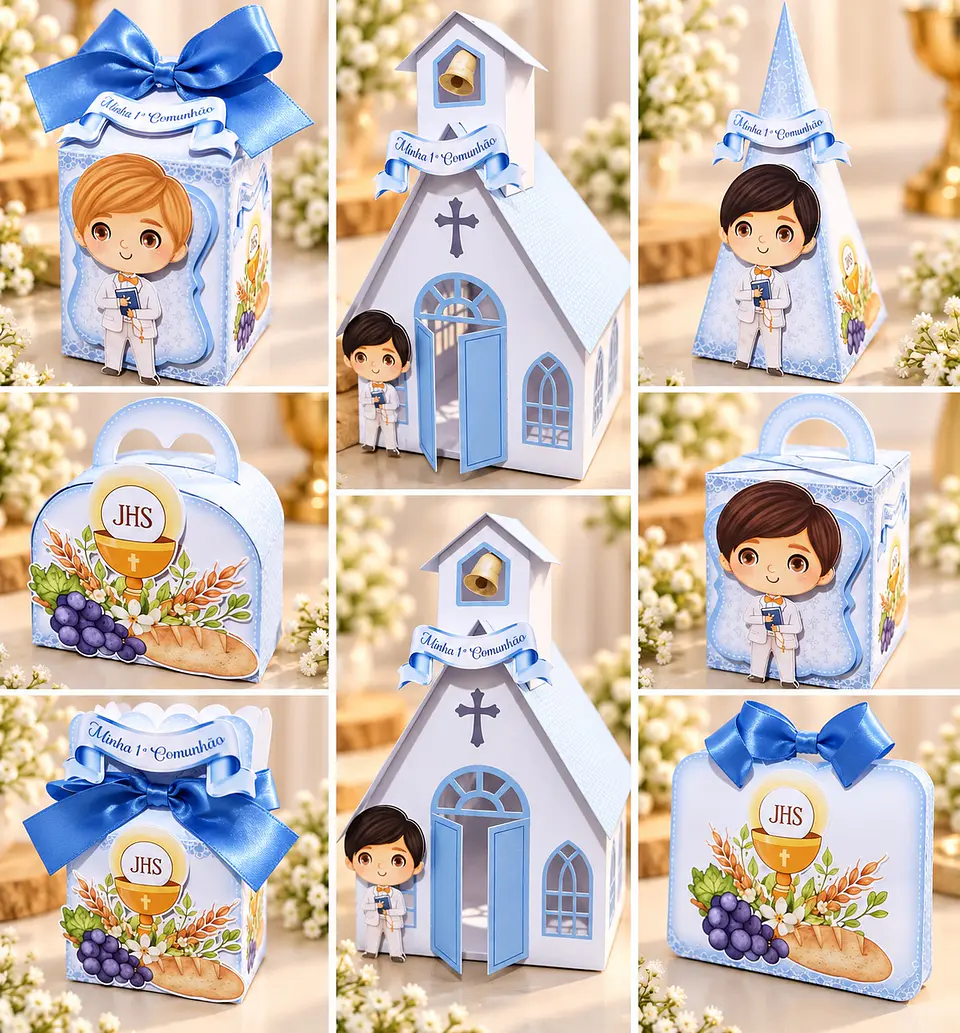 Arquivo de Corte Kit Festa Eucaristia Primeira Comunhão 4 1
