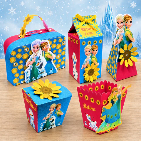 Arquivo de Corte Kit Festa Frozen Fever 5