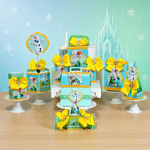 Arquivo de Corte Kit Festa Frozen Fever 2