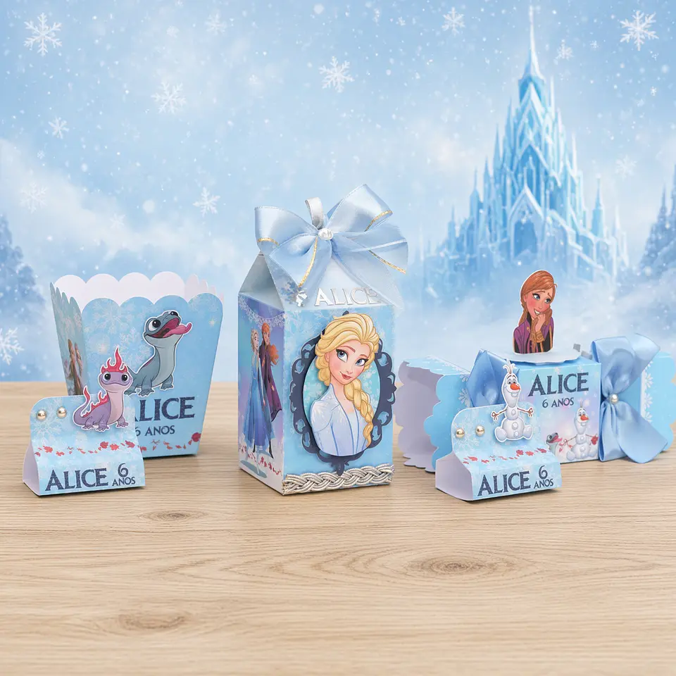 Arquivo de Corte Kit Festa Frozen 36 1