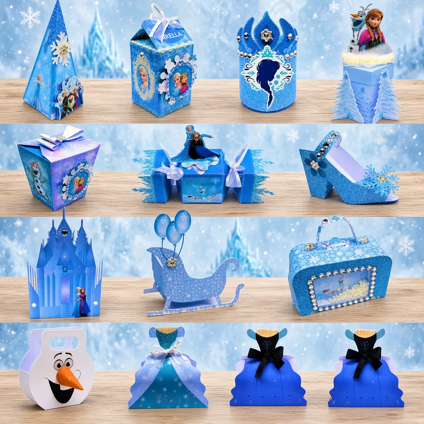 Arquivo de Corte Kit Festa Frozen 35 1