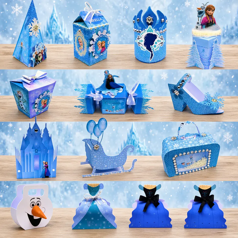 Arquivo de Corte Kit Festa Frozen 35 1