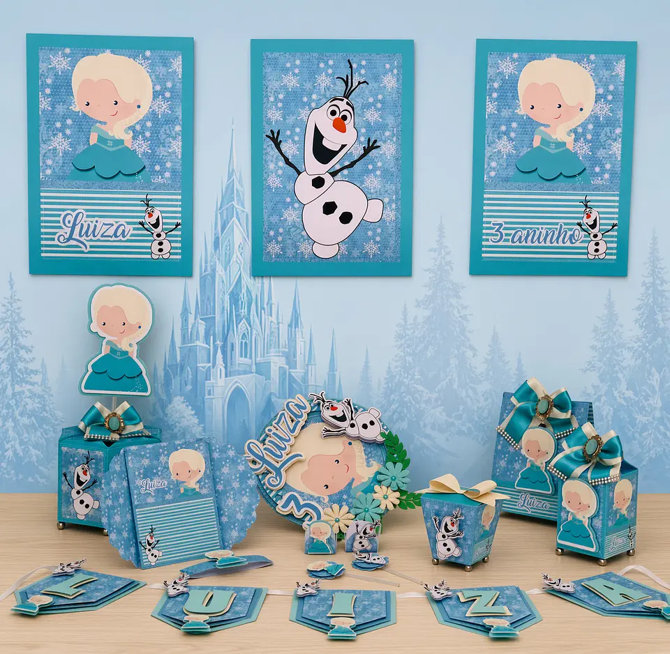 Arquivo de Corte Kit Festa Frozen 23 1