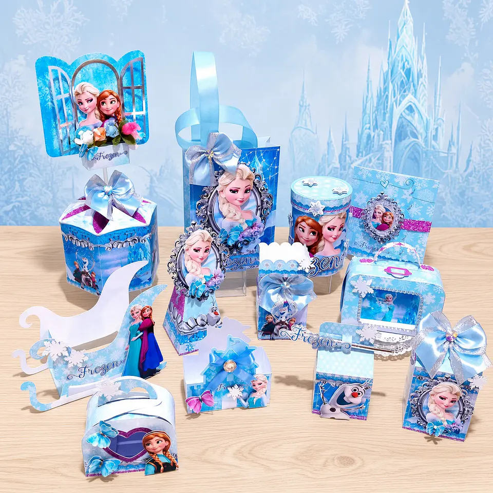 Arquivo de Corte Kit Festa Frozen 14 1
