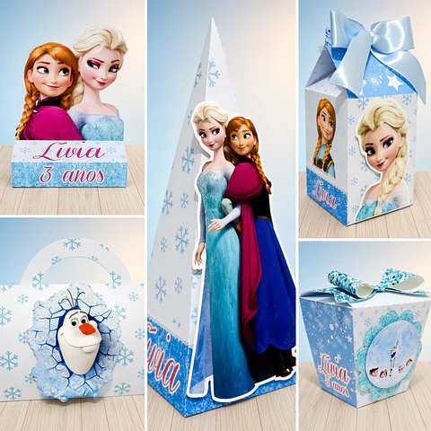 Arquivo de Corte Kit Festa Frozen 13