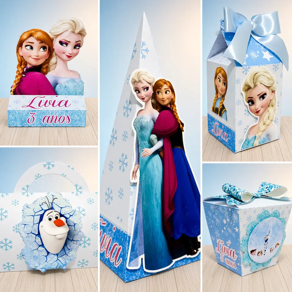 Arquivo de Corte Kit Festa Frozen 13 1