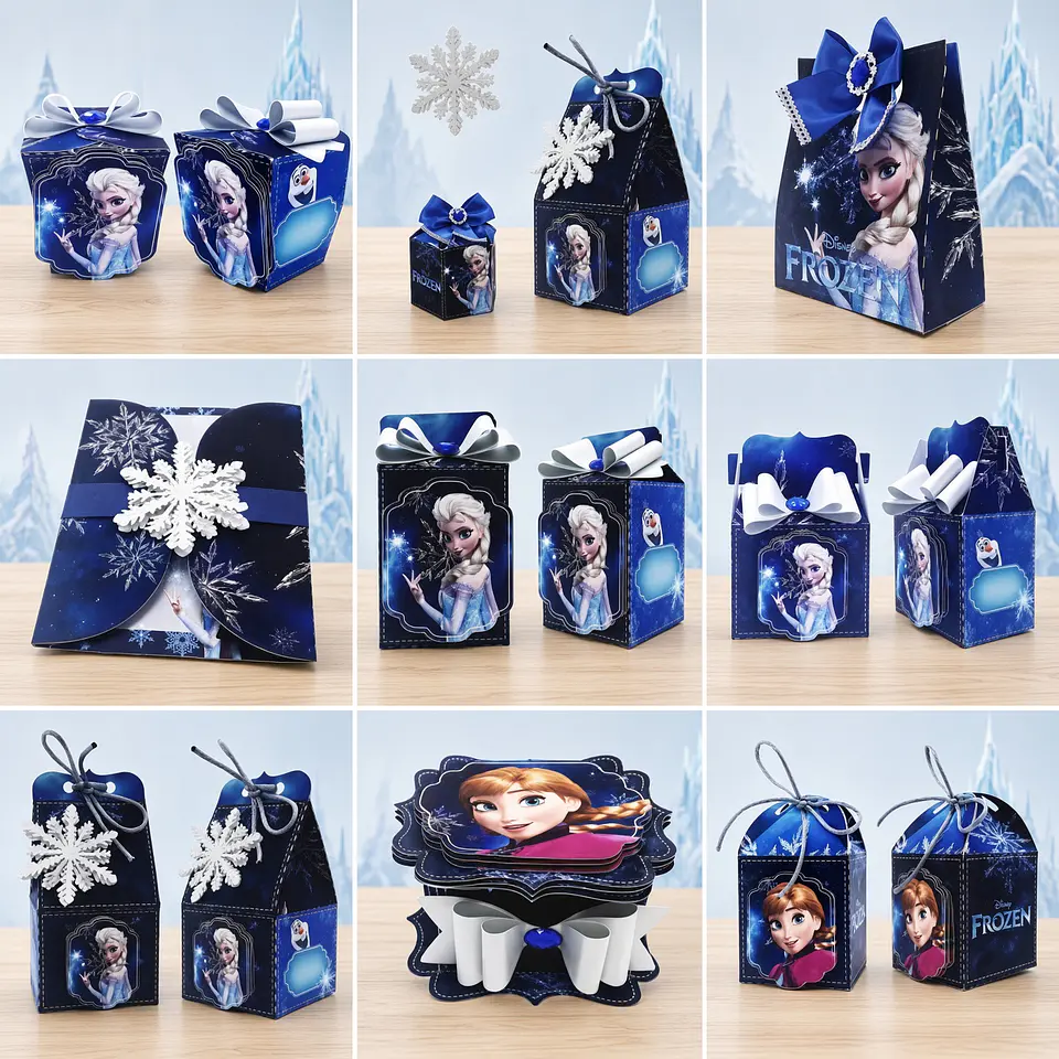 Arquivo de Corte Kit Festa Frozen 12 1